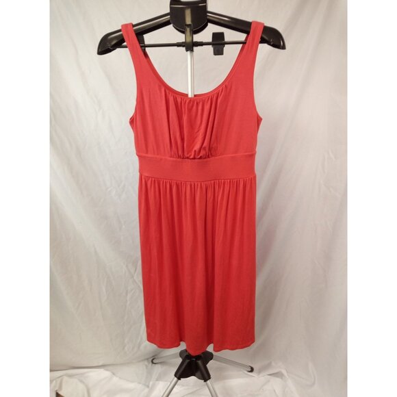 Merona Women's Blood Orange Midi Dress Size Small - Picture 1 of 6